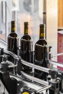 wine bottling line
