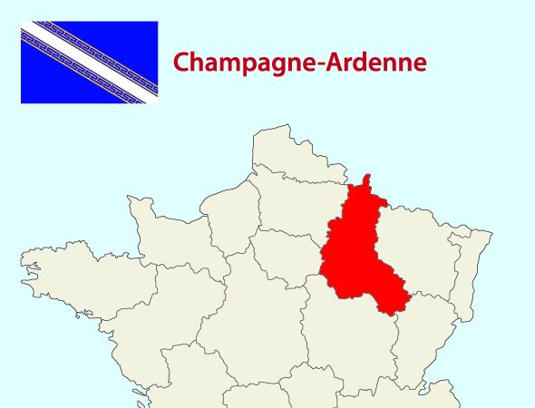 Champagne Ardenne Map